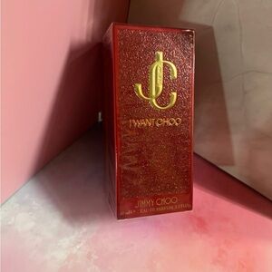 Jimmy Choo I Want Choo Red & Gold Shimmer Box